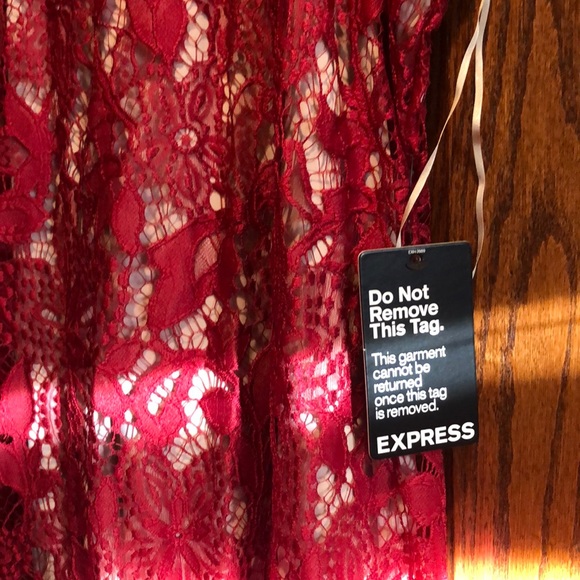 BRAND NEW RED LACE DRESS - Picture 4 of 6